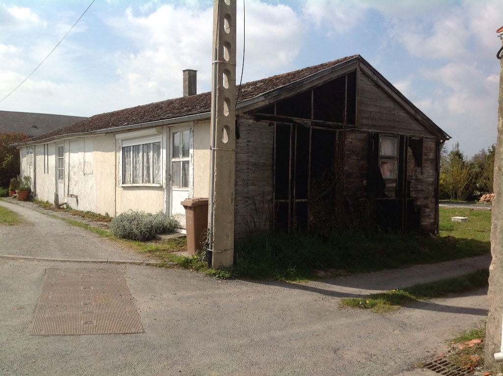 20120421 TEMPORARY BARAQUE HUTMENTS St Fromond, Normandy 01.jpg